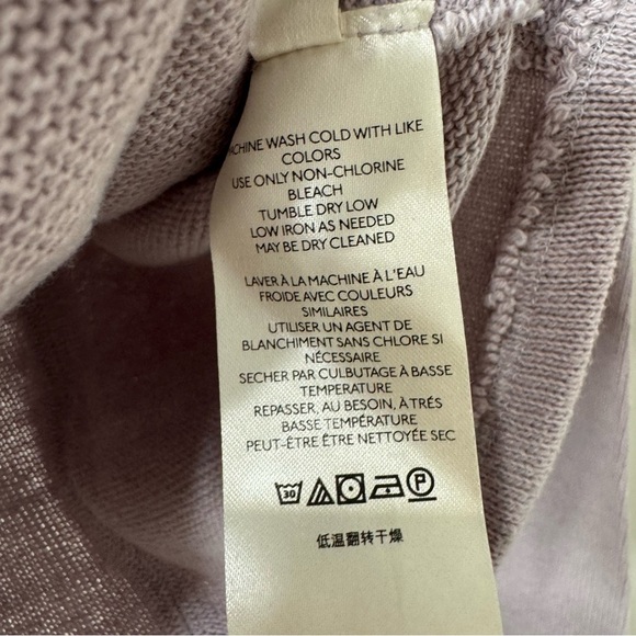 Free People We the Free Like a Boss Mauve Purple Knit Surplice Long Sleeve Top - Picture 8 of 12